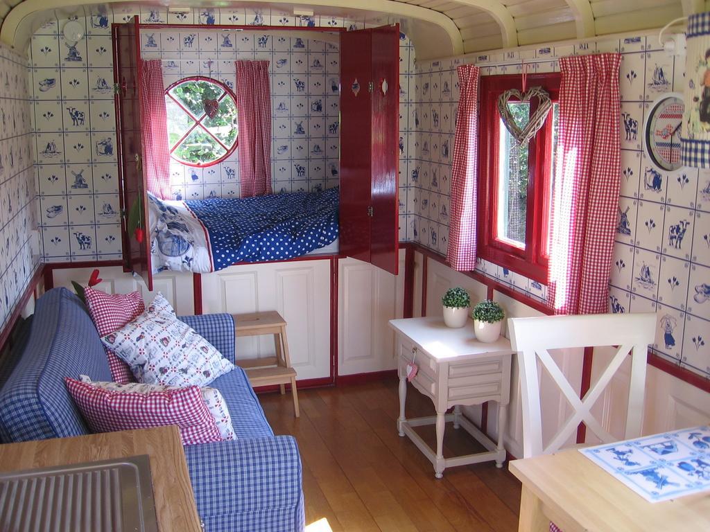 Pipowagen Camping Puur Genieten Bed & Breakfast Someren Rom bilde